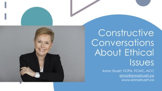 Constructive Conversations about Ethical Issues